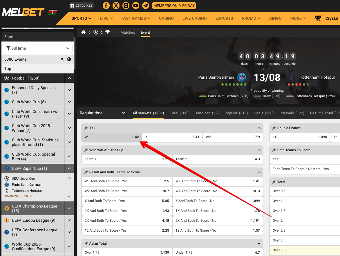 Bet Selection